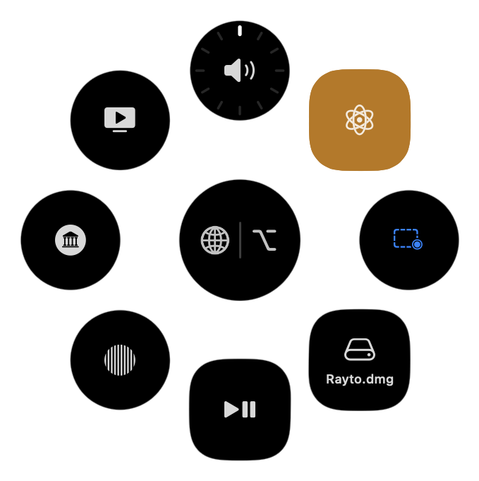 Every pill turned to its second action while ⌥ Option is held